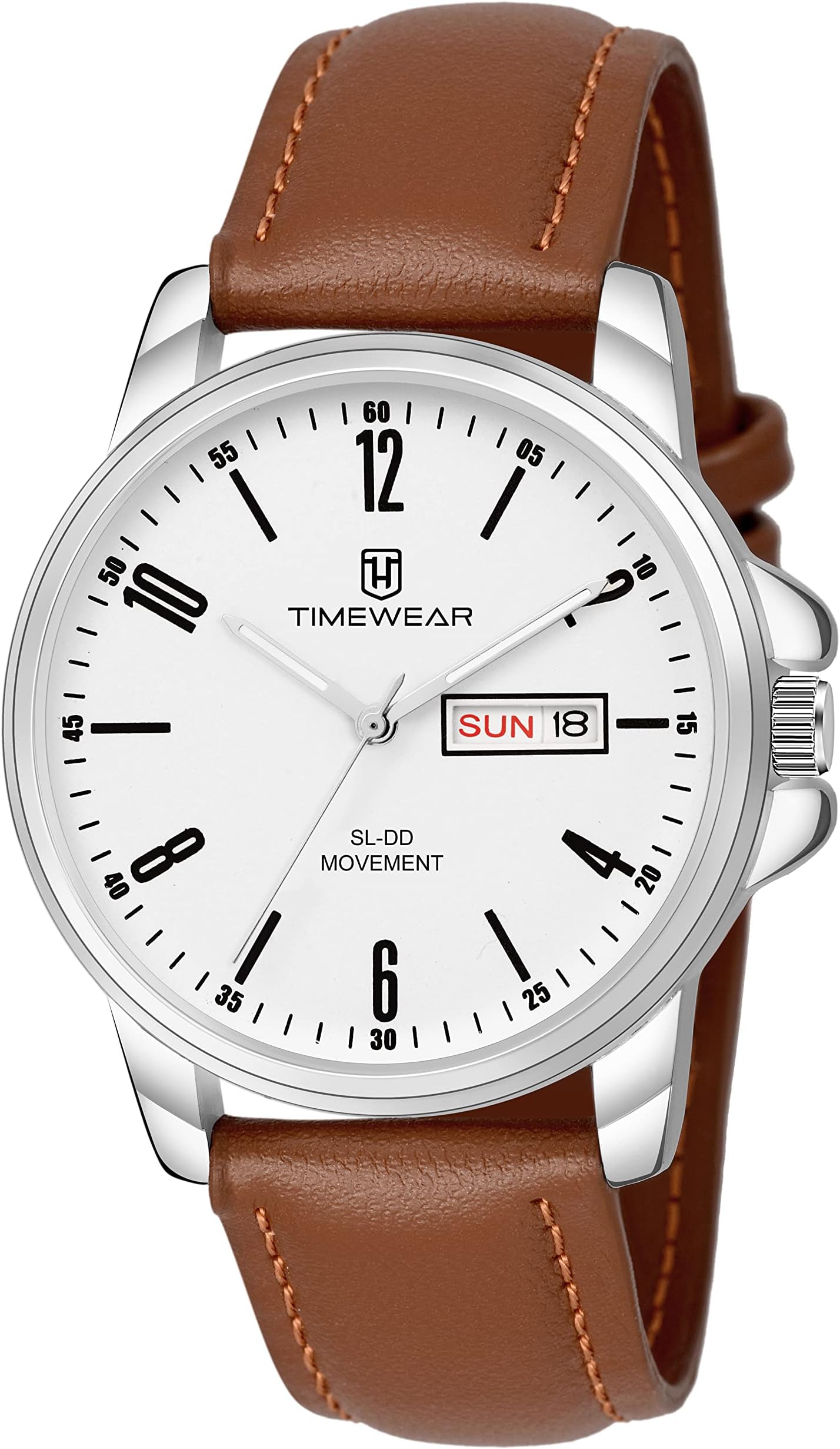 Analog, Day Date Functioning, Silicone Strap Watch for Men