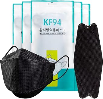 50/100 Pack KF94 Face_Covers, Color mask,Black Mask,4-Layer mask Independent packaging,outdoor Daily Use