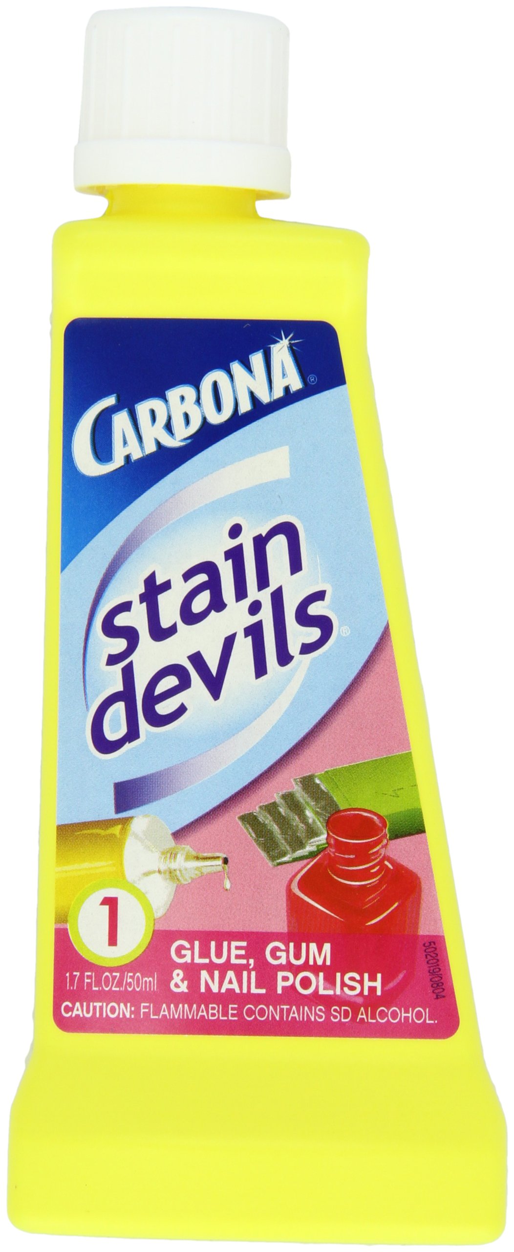 Carbona Stain Devils #1 Chewing Gum & Glue, 1.7-Ounce Bottle (Pack of 6)