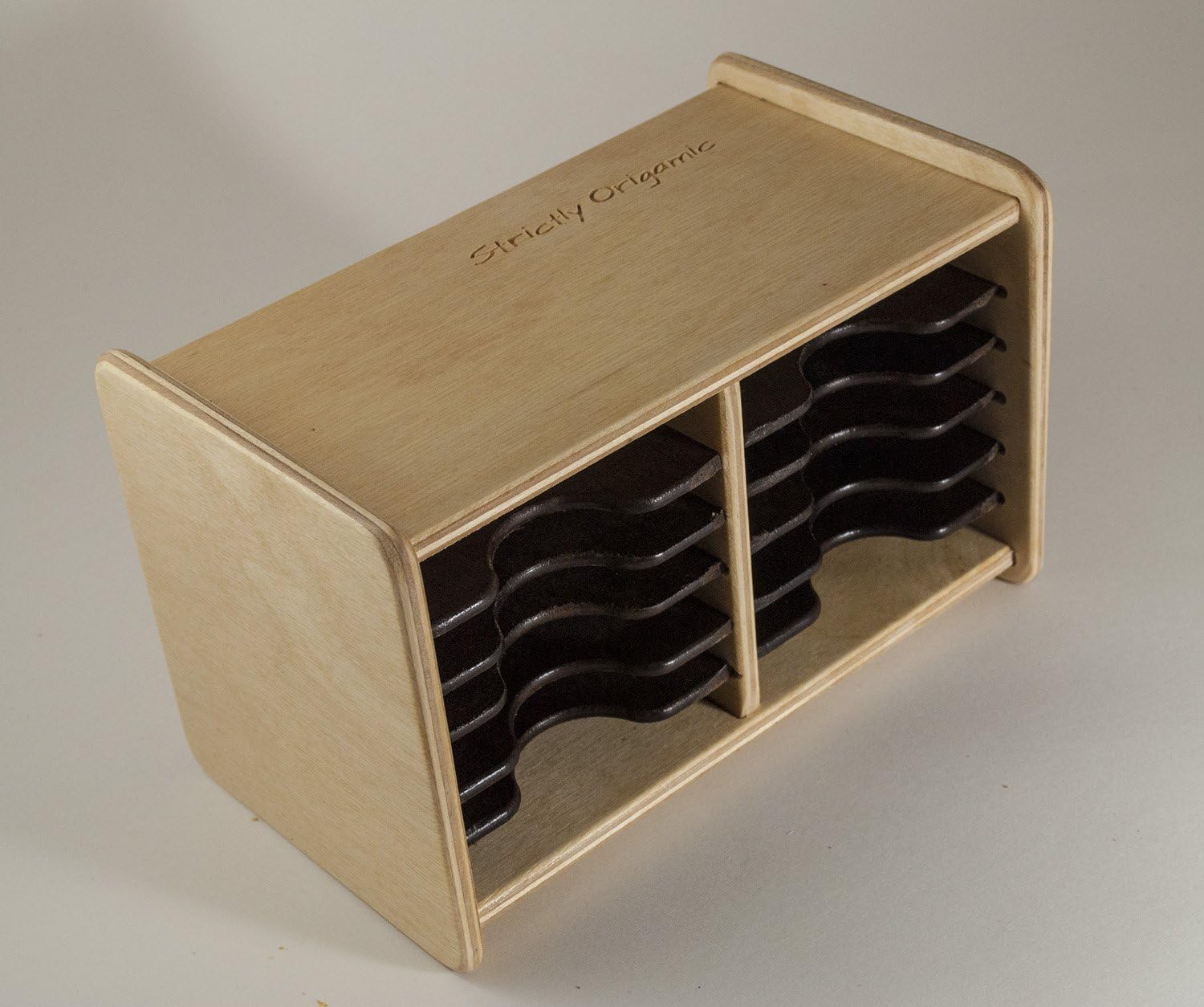 3" Origami Paper Case Box Organizer - for 2.75 to 3 inch Square Sheets - by Strictly Origamic