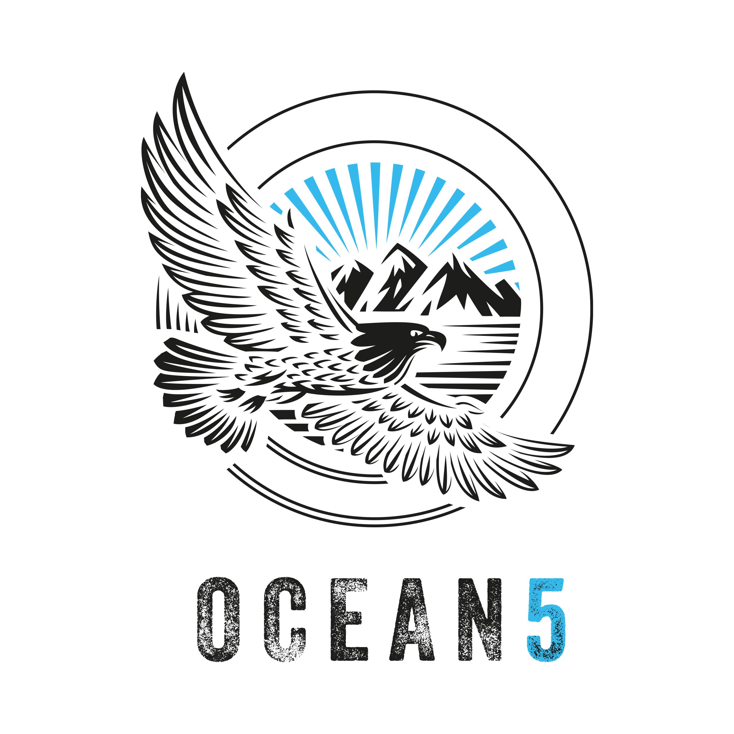 Ocean 5 Jeu de dés en Bois pour Enfants et Adultes 2-4 Personnes