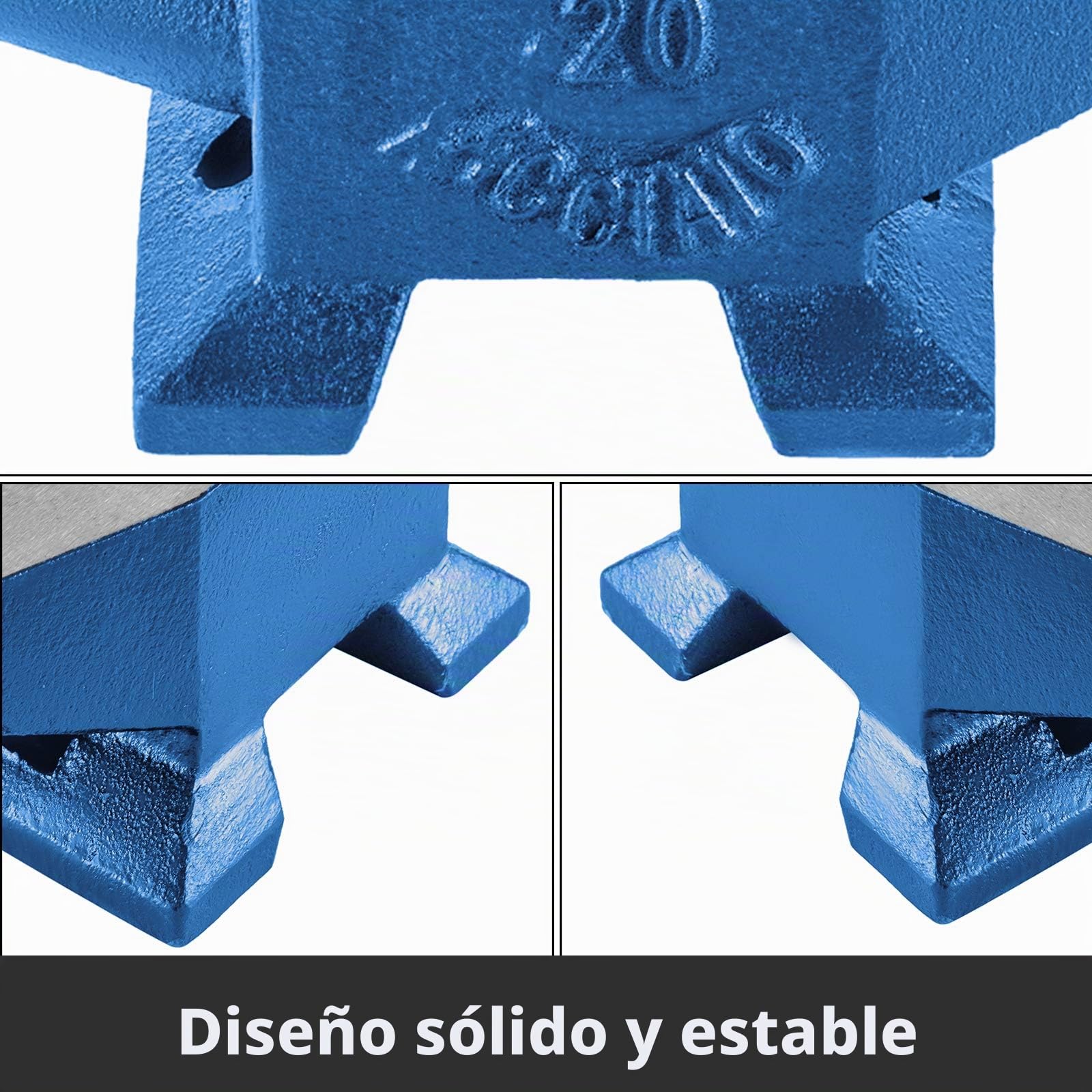 Happybuy Yunque de Metal 20 KG, Yunque de Acero 44,1 lbs Yunque de Herrero Ideal para Metalúrgicos y Herreros para Remachar, Aplanar, Forjar y Formar Metal