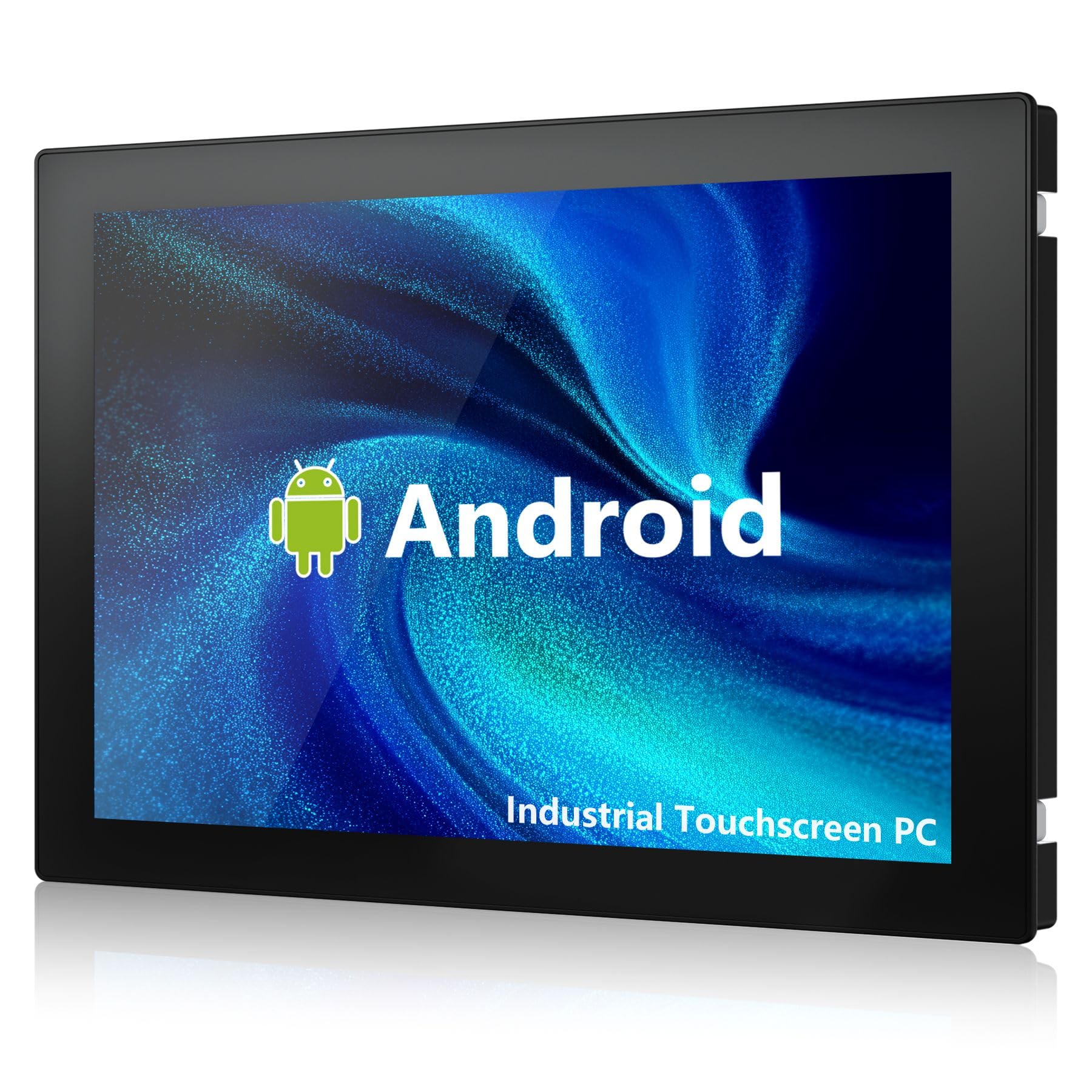 PC Panel Tattile Industriale 15,6" con Android 14,Tablet Multi-Touch Capacitivo,Schermo Frontale IP65,WiFi,BT,Porte HDMI/USB per Chioschi e Fabbriche(8GB RAM,128GB SSD)