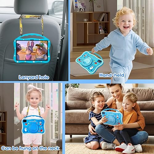 Miniatura 7 de MengDash Tableta para niños, tableta de 10.1 pulgadas para niños, tableta de aprendizaje educativo Android 14, 12 GB de RAM+64 GB de almacenamiento