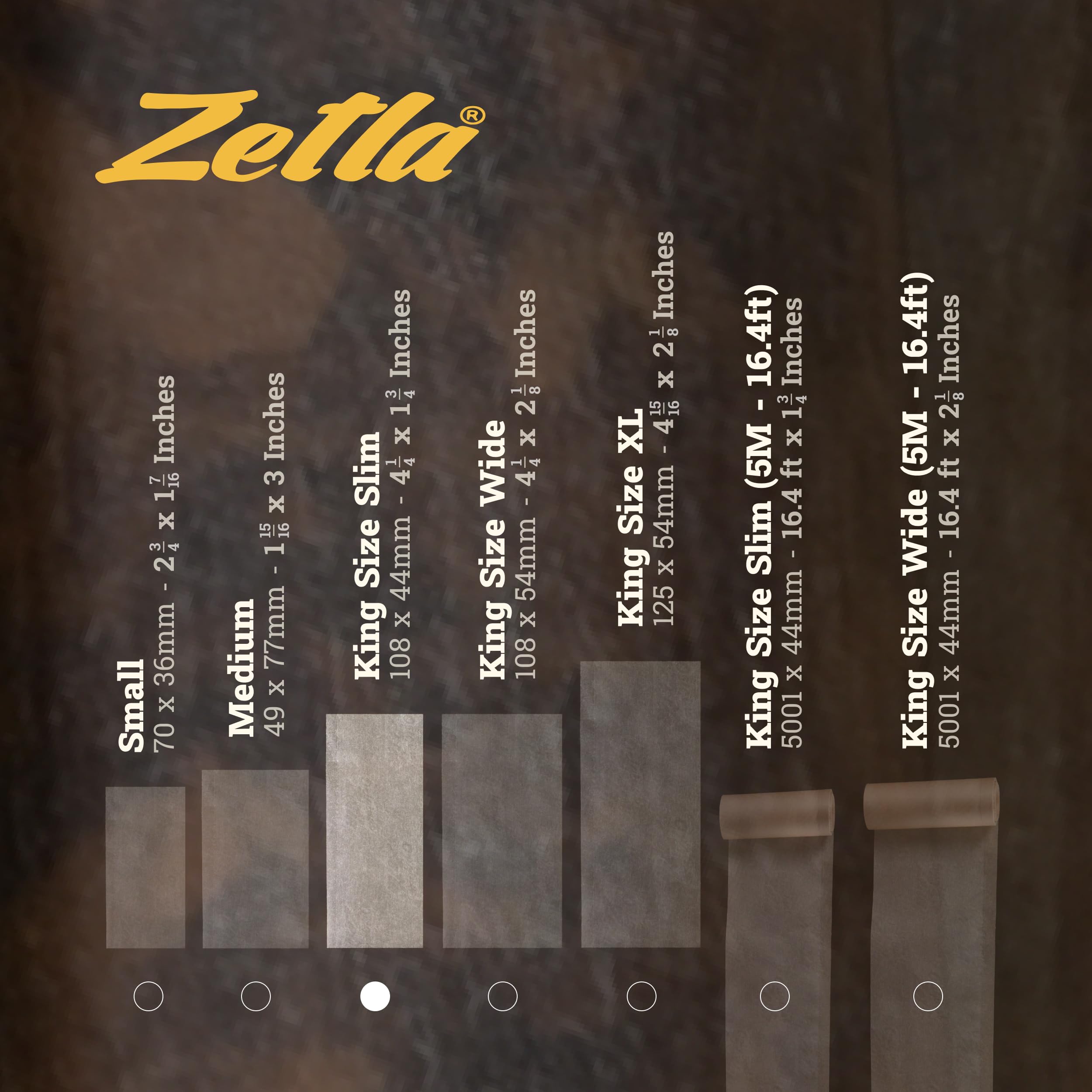 Zetla Bletki Gold Slim - Bletki - 50 paczek