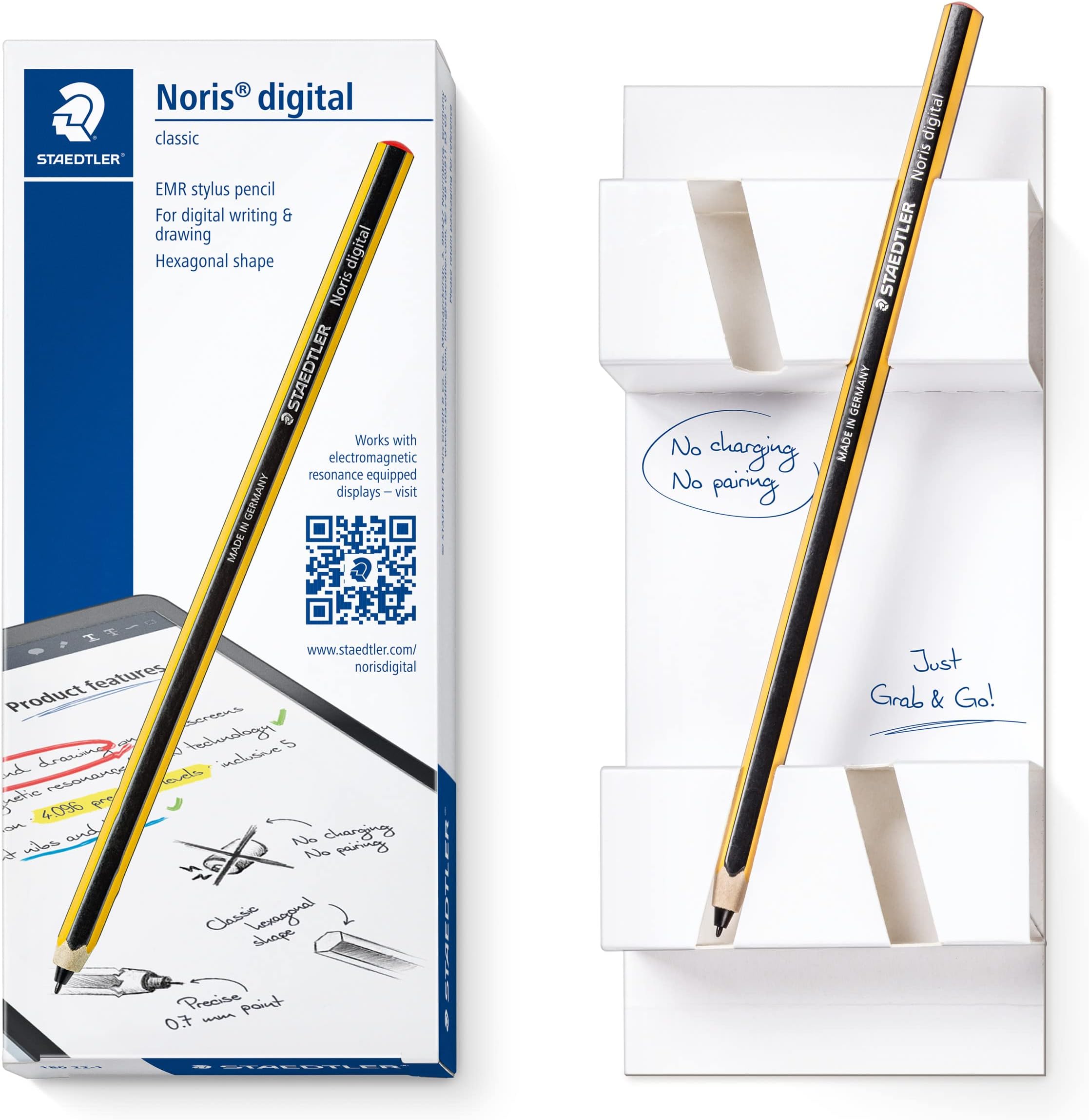 Staedtler Noris Digital Samsung Pencil, EMR Technology, Yellow Black (GP-U999ERIPAAB)