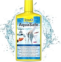 TETRA AquaSafe - Conditionneur d'Eau Naturel pour Poissons tropicaux -Agit en 5 mn - Eau Douce et Eau de Mer - Anti-Stress - 500 ml