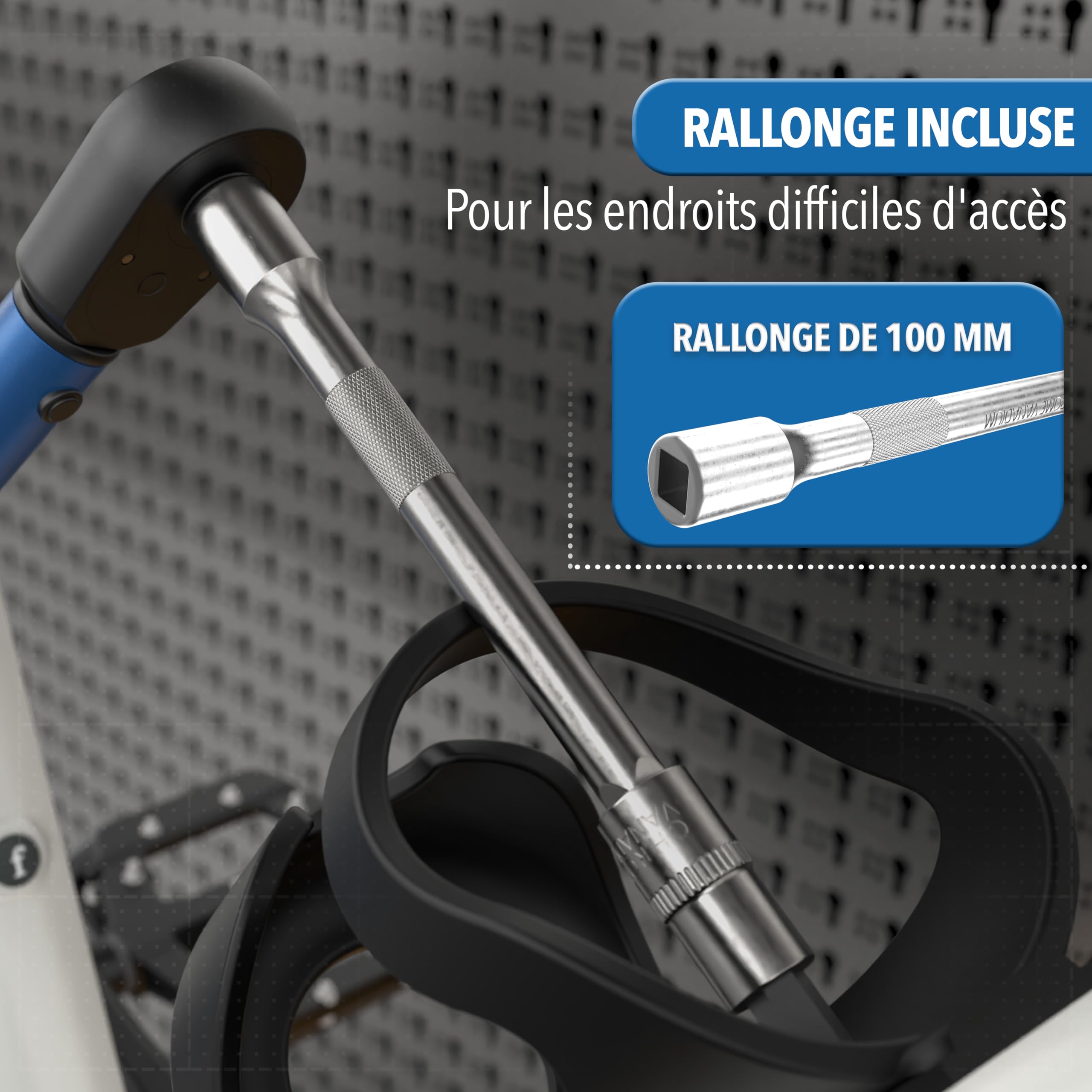 STONE REEF Clé dynamométrique [21 pièces avec ] 1/4" 1-25 nm – Jeu de clés dynamométriques pour vélo 1-25 nm torque cliquet