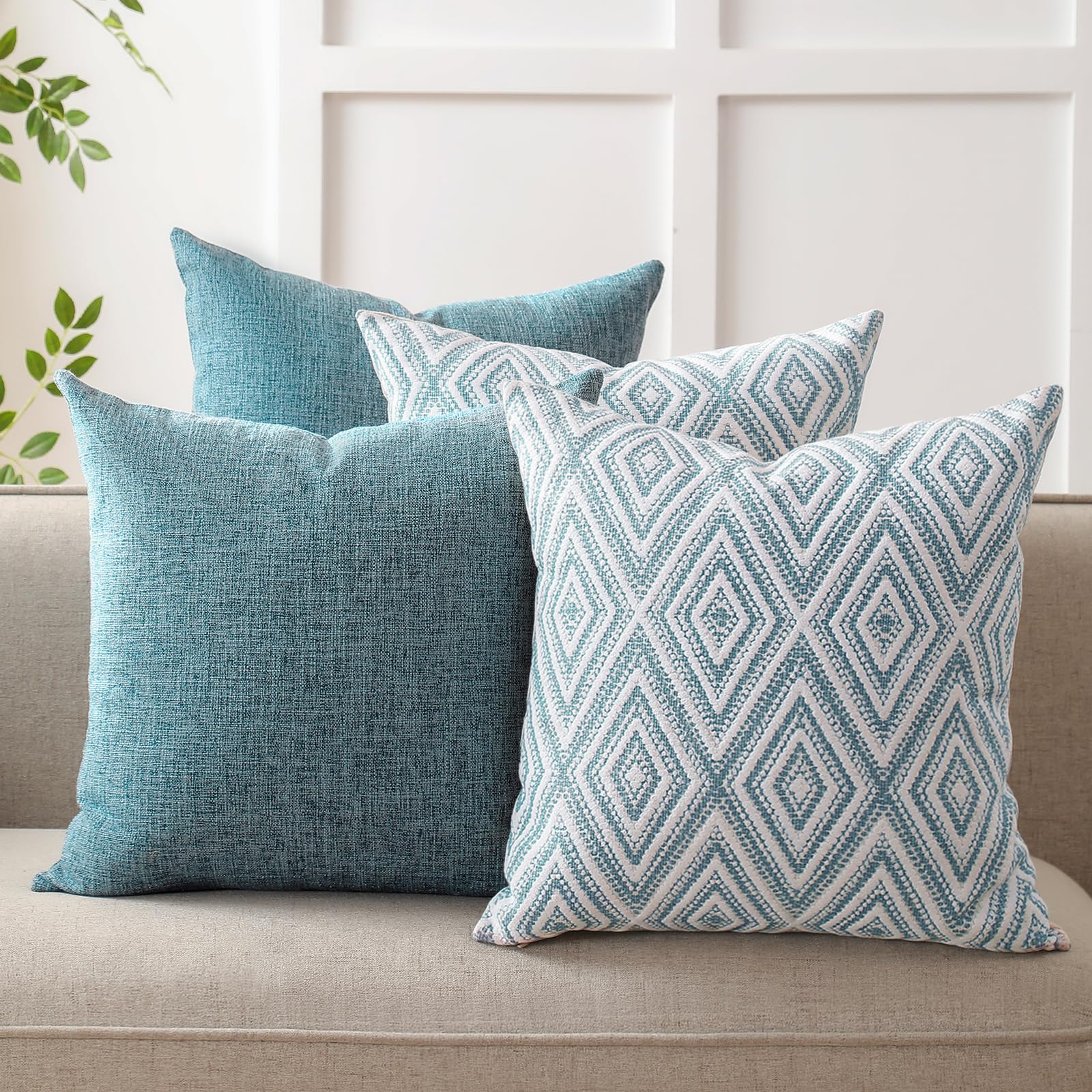 HPUK Throw Pillow Covers Set of 4