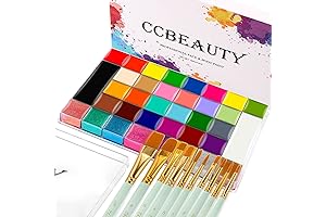 36-Color Pro Face & Body Paint Kit for All-Day Wear