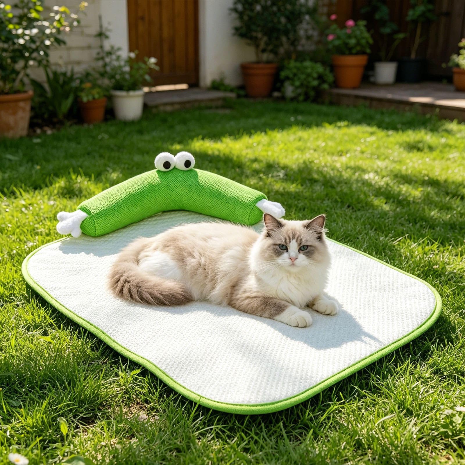 Generico Tappetino Rinfrescante Cane Gatti Lavabile 40×55 cm Estate | Materassino Refrigerante Cani Gatto Cuccia Estiva Traspirante Pieghevole Morbido Antiscivolo Raffrescante Uso Interno Auto