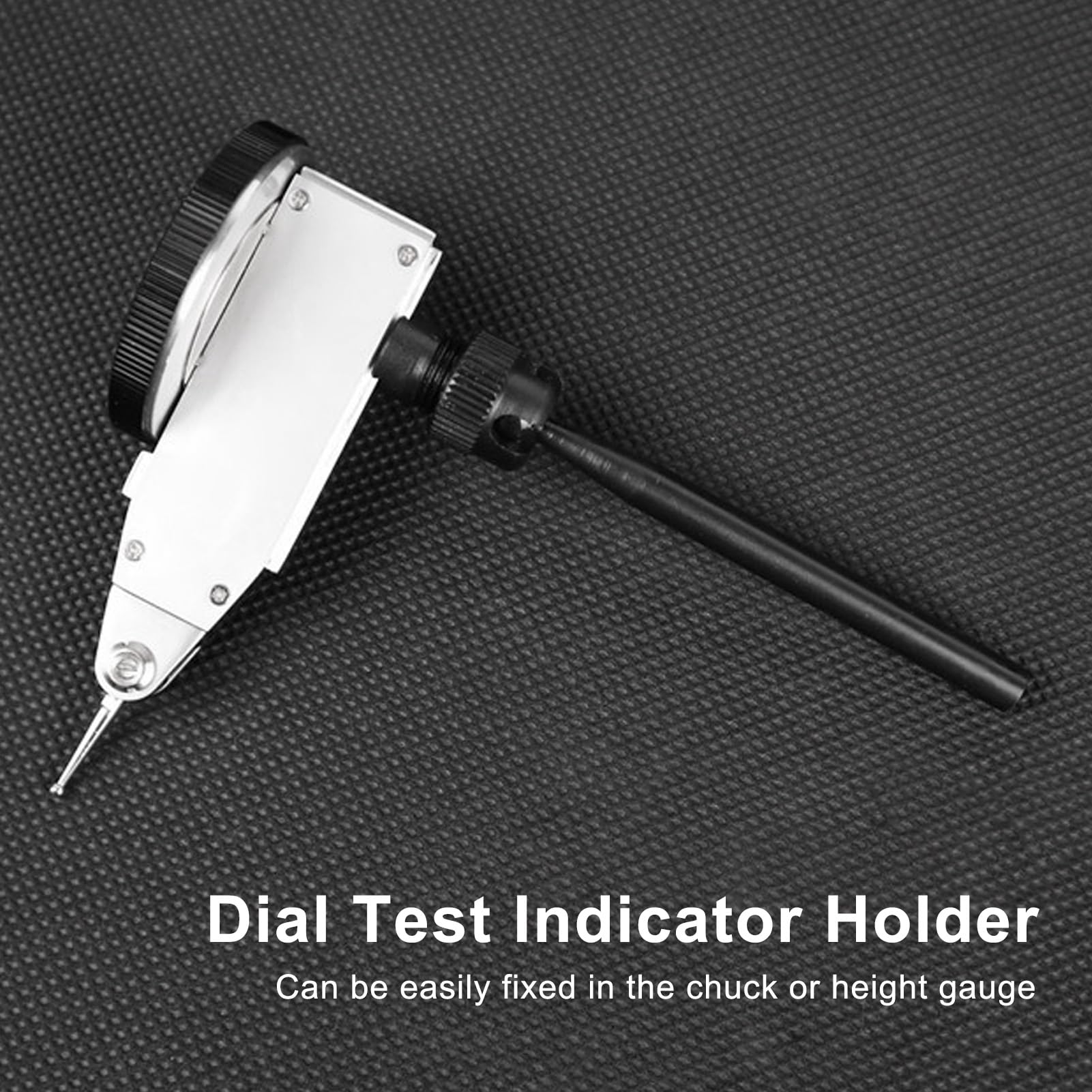 Test Indicator Arm, Dial Test Indicator Holder 8x70mm Practical Knurled Clamping Ring Steel for Industrial