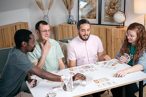 Miniatura 6 de 25th Century Games Splito, divertido juego de cartas rápido para 3 a 8 jugadores, cartas de borrador, puntuación única