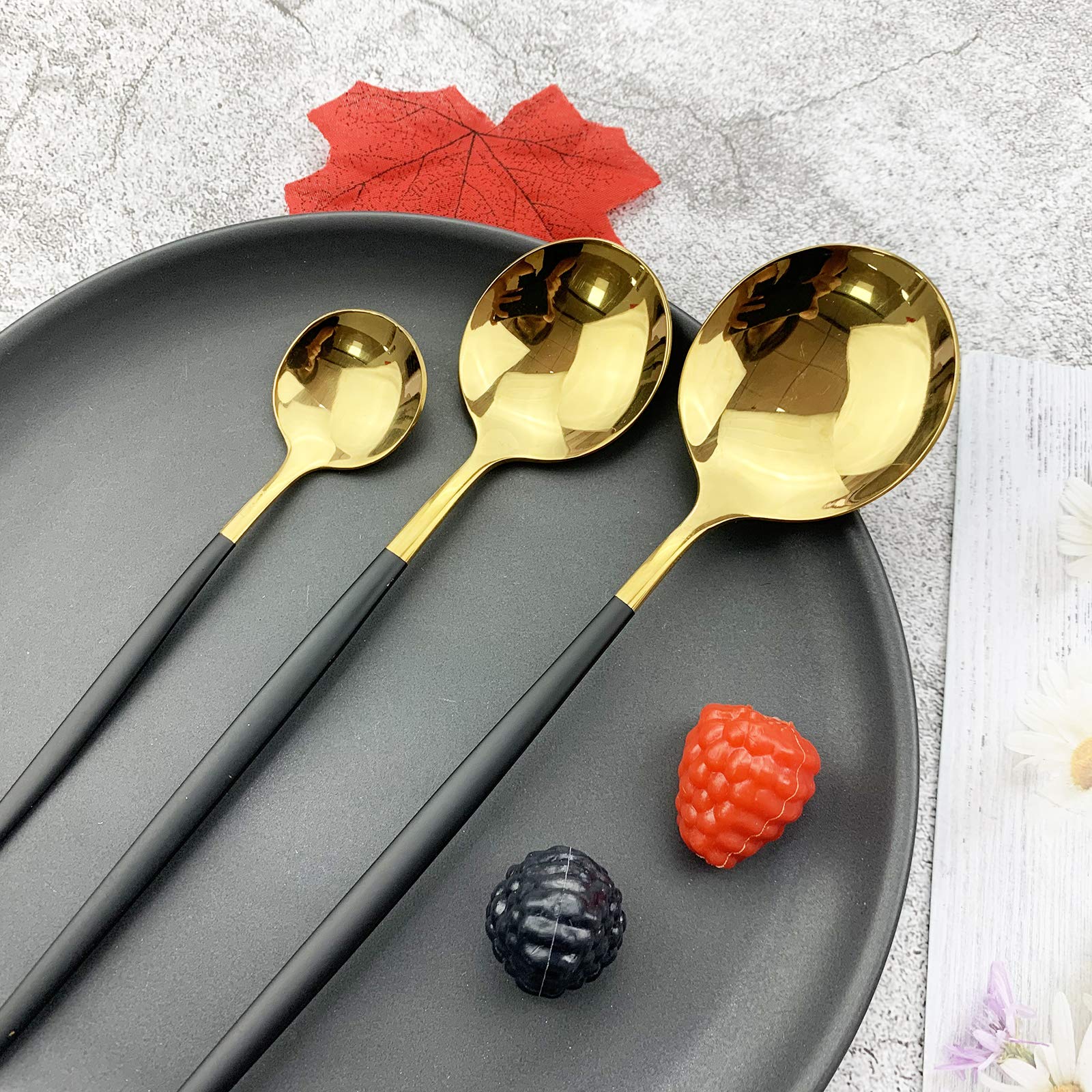 Amazon | JASHII 18/10シルバー食器セット ステンレススチール食器