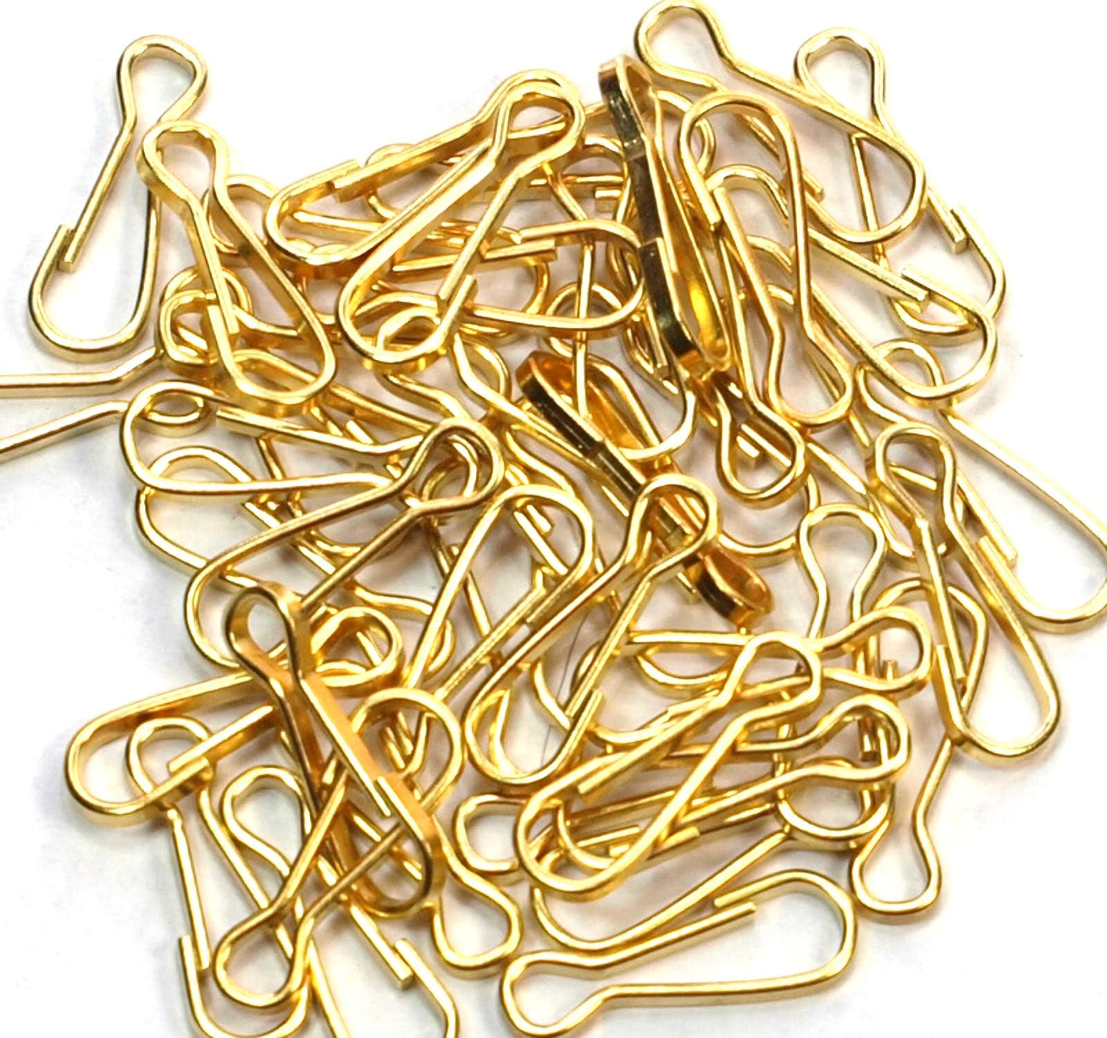 Clasp Lanyard Hook, 24K Gold-Plated 100 Pcs Package - Jewelry Findings