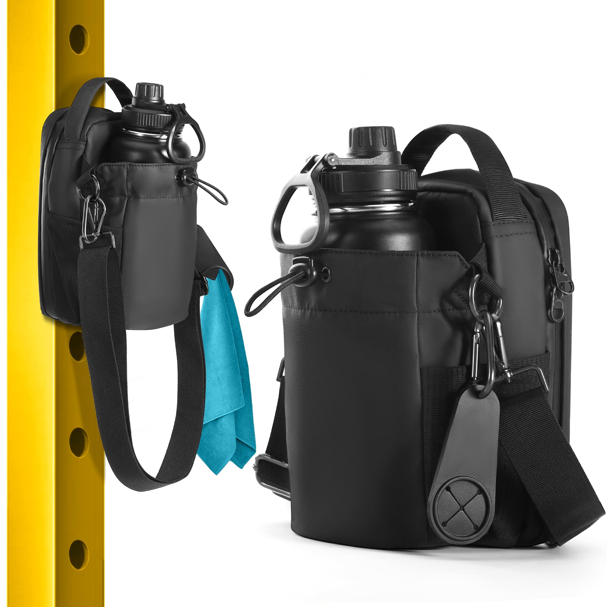 Magnetic Gym Bag for Men & Women – Premium Sport Tote with Ultra-Strong Magnet & Sleek Design | Small Magnet Water Bottle Holder for Fitness & Daily Use | Ideal Magnetic Bag Gym Accessory Organizer