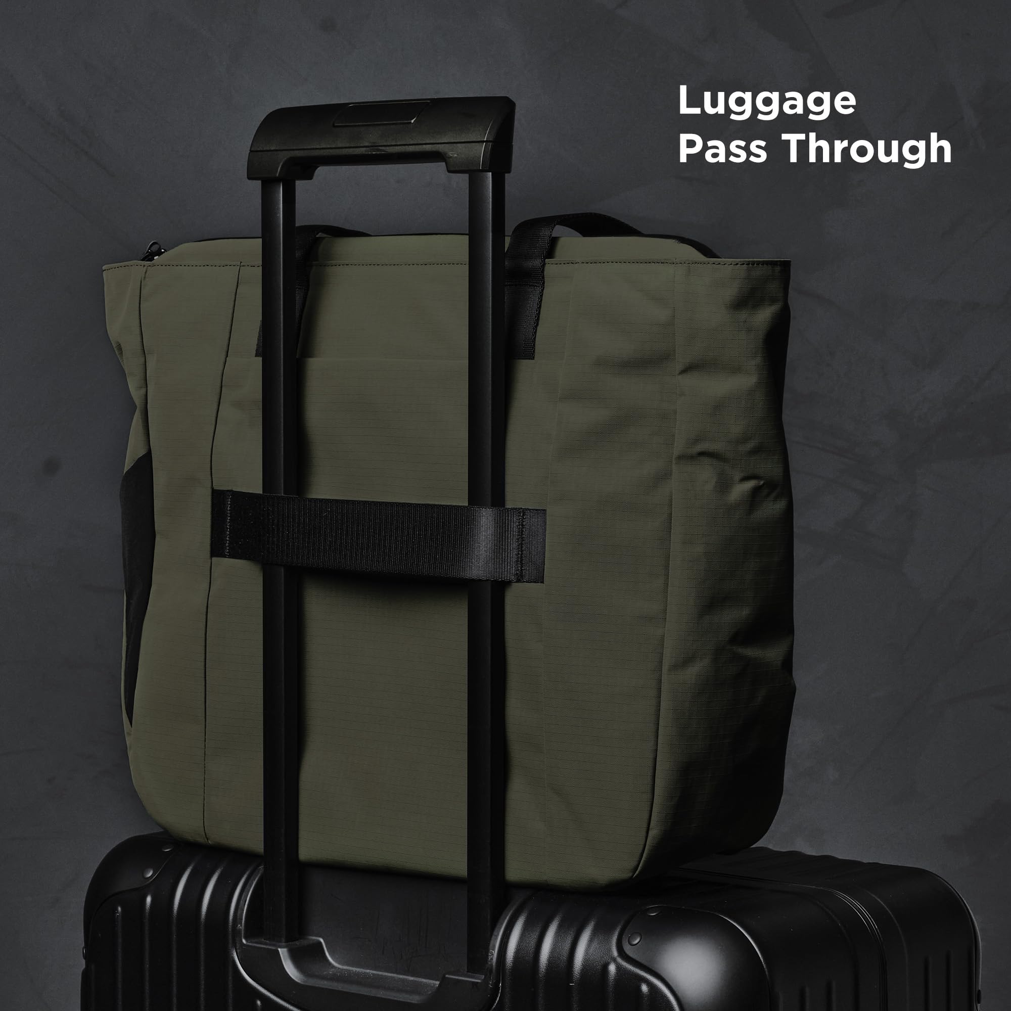 ALPAKA Metro Tote Bag, Handtasche Tragetasche mit Laptopfach, Wasserabweisende Arbeitstasche für 16'' Macbook Pro, mit Intergriert Schüsselanhänger, Weich Innenfutter, Seitentasche, Karabinerschlaufe