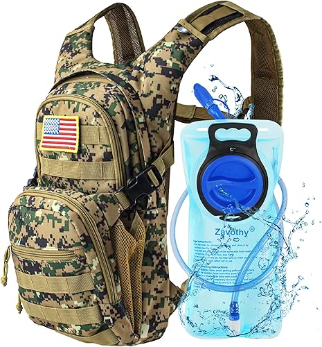 Miniatura 1 de Zavothy Mochila de hidratación con mochila de hidratación de 2 litros para senderismo, paquete de hidratación para correr, ciclismo, senderismo