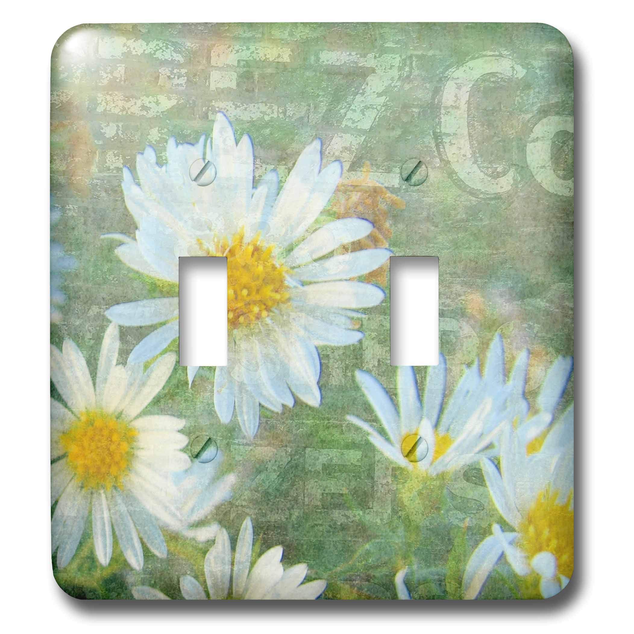 Interrupteur à bascule robuste et précis motif Daisy Co. 3dRose lsp_7651_2 multicolore