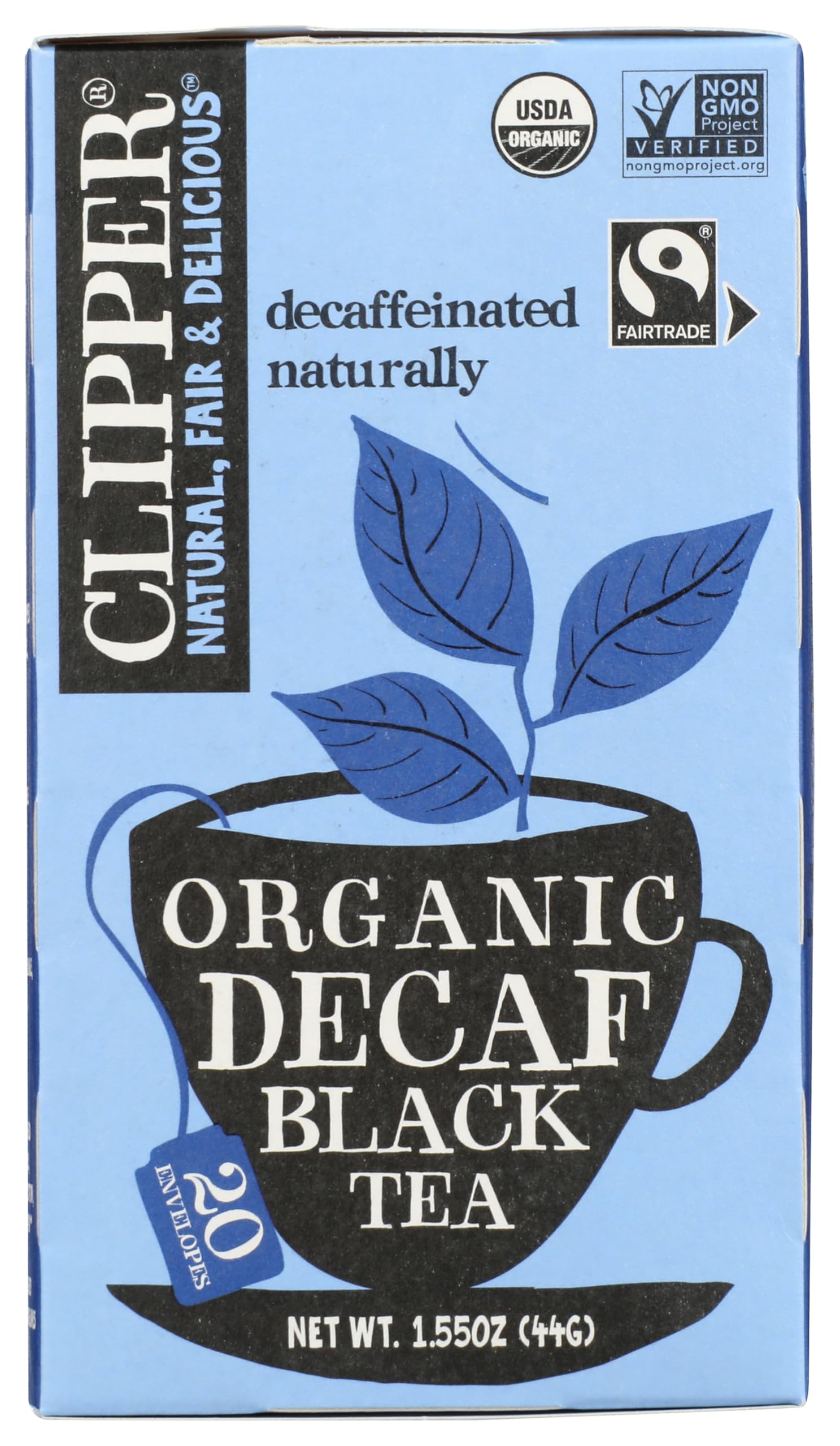 Black Tea Organic Decaf, 20 Count