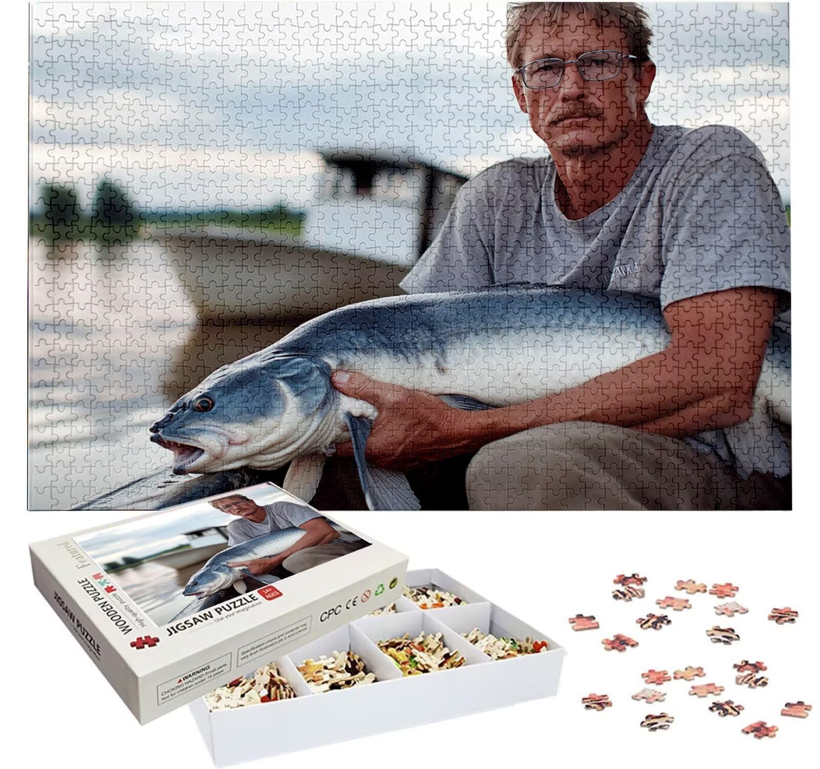 Spersonalizowane puzzle ze zdjęciem i tekstem, spersonalizowana drewniana pozycja ze zdjęciem, unikalny spersonalizowany prezent na każdą okazję z unikalnymi stylami artystycznymi, prezenty świąteczne