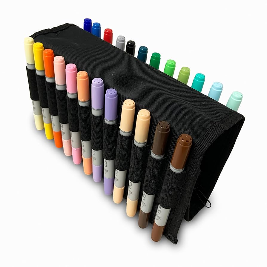 筆記具 copic ciao  copic wallet Amazon.com : Copic Ciao Alcohol Markers 24pc Set & Empty