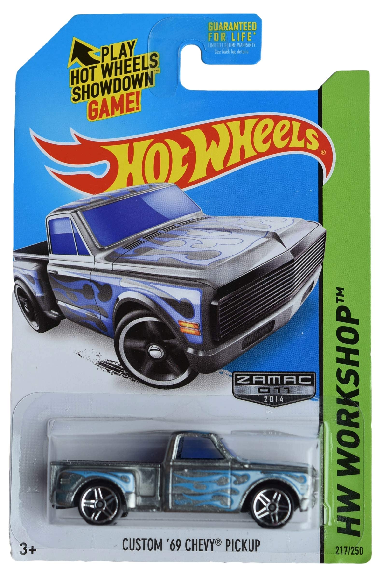 MACCHIA LABEL 6点セット Amazon.com: Hot Wheels Zamac Custom '69 Chevy Pickup, Workshop 217