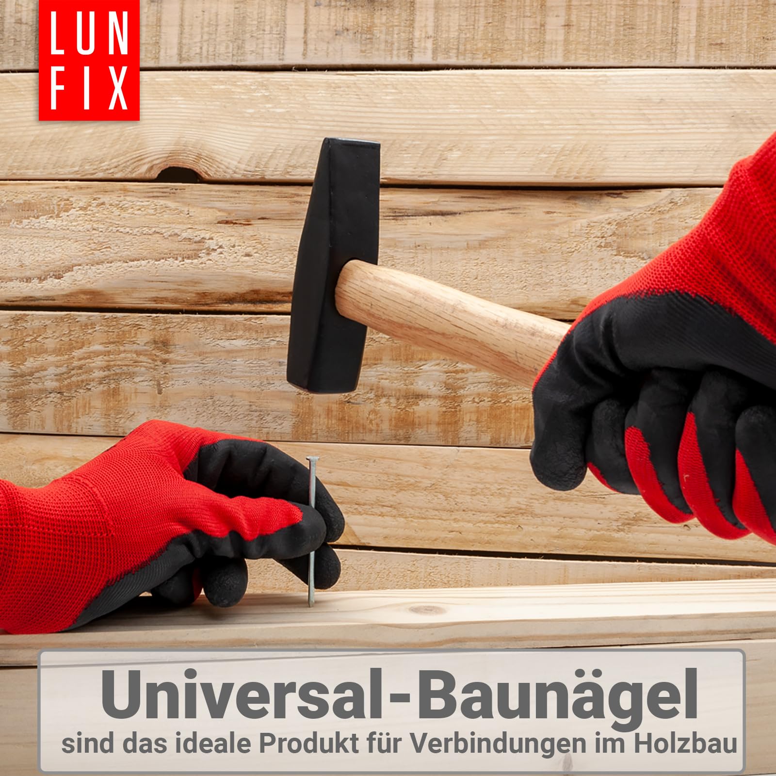Clous en acier galvanisé à tête fraisée 3,0 x 70 mm, 5 kg, environ 1325 pièces | 70 mm de long, jeu de clous en acier pour travaux du bois, réparation et bricolage, applications polyvalentes en acier