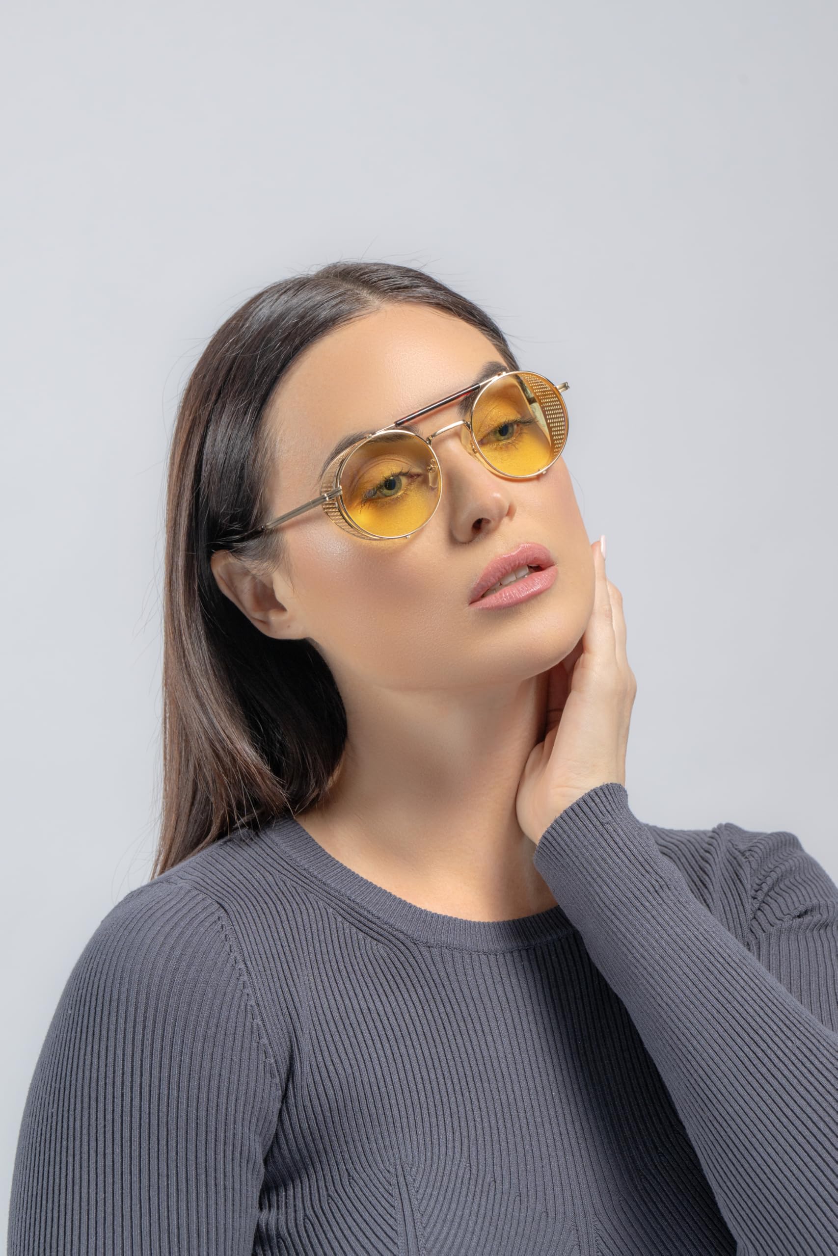 GUNNAR x Borderlands 4 Okulary - Mad Moxxi - Gold - Amber