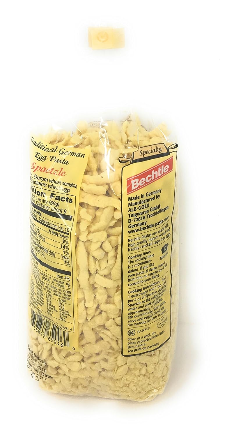 BechtleTraditional German Egg Pasta Spaetzle Bavarian Style In 17.6 Ounce(Pack of 3)