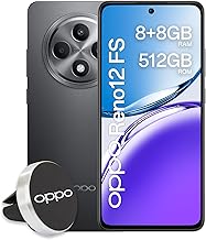 OPPO Reno12 F 5G 12 + 512 GB, Smartphone Android Without Contract, Mobile Phone, 120 Hz 6.67 Inch OLED Screen, Dimensity 6300, 50MP AI Main Camera, SUPERVOOC 45W, 5000mAh Battery, Resistance IP64,