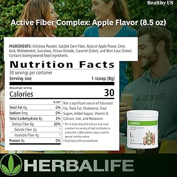 Amazon.com: Herbalife Active Fiber Complex Apple Flavor (7.4 OZ