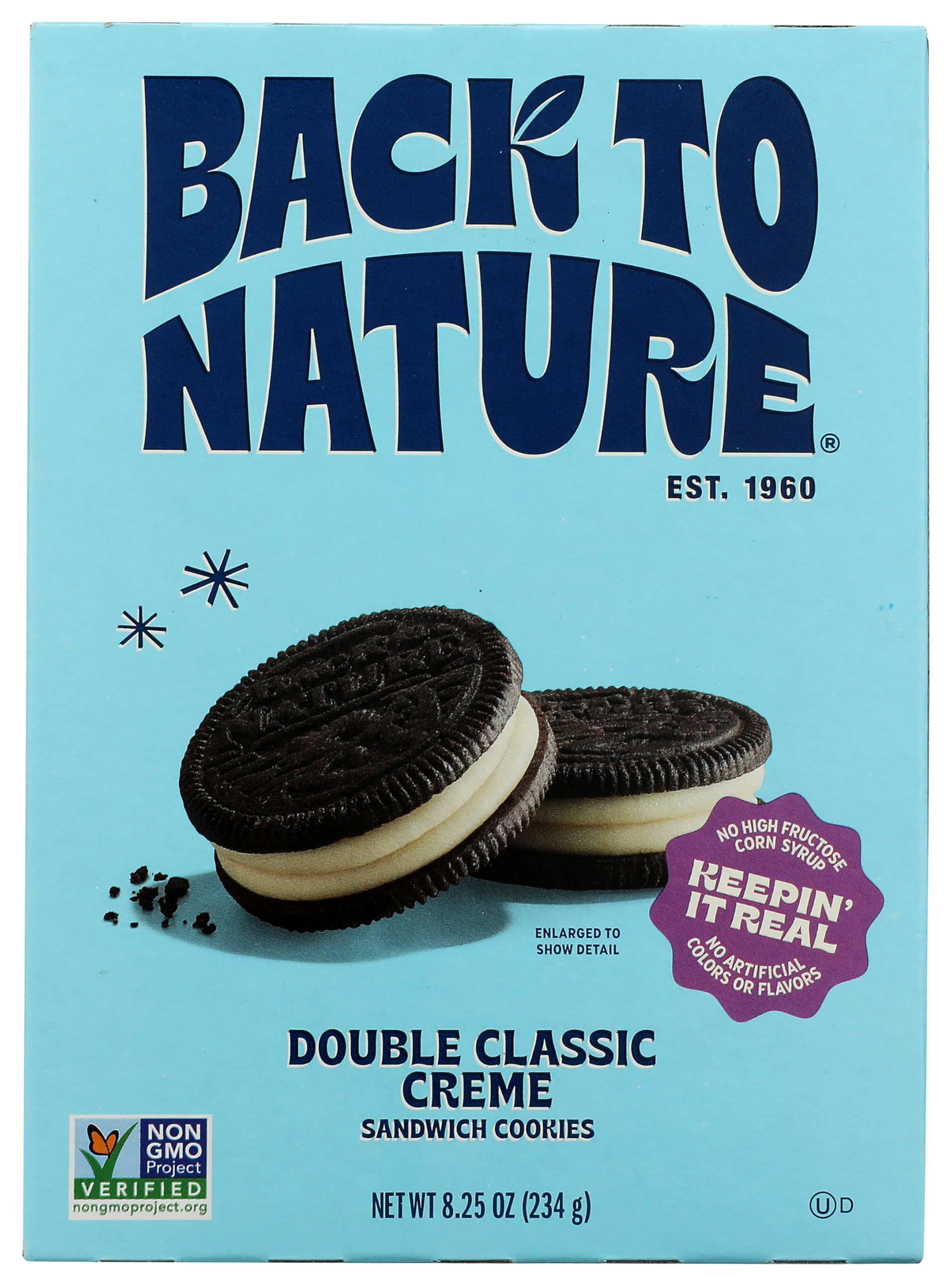 Back To Nature Cookies Sw Dbl Clssc Crm, 8.25 oz