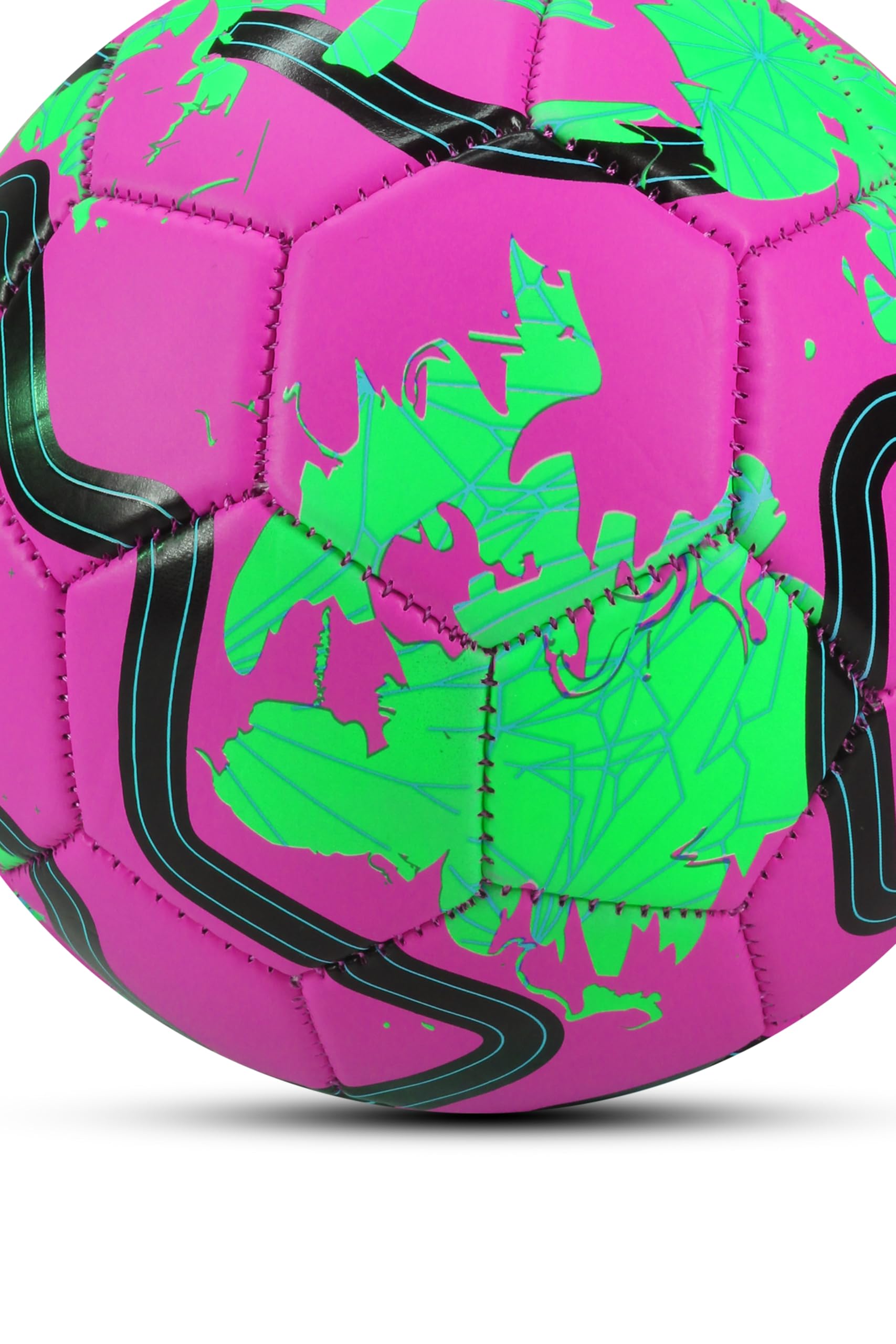 Hentbol Topu Renkli Color Soft Katmanlı Çocuk Mini Futbol Topu No:1 İç Mekan Minik Top F77