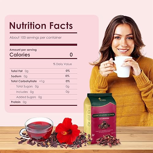 Miniatura 2 de Hibiscus Flowers 16oz + Hibiscus Tropical Herbal 100 bolsas de té