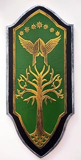 Faramir mini shield wall decor, Inspired by Tolkien, Gift for the fans of Gondor, birthday, christmas, lord, gift, Aragorn, rings, Boromir