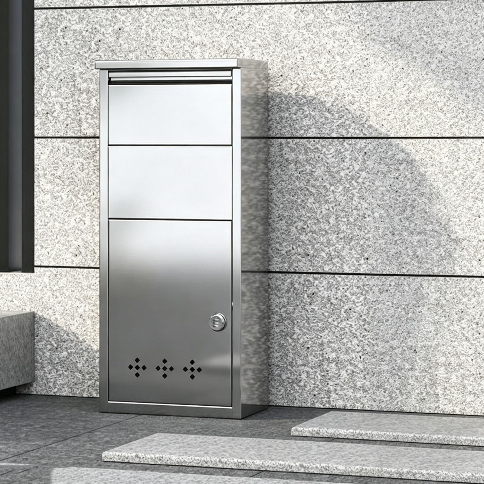 Package Delivery Boxes with Lock, Mailbox for Parcel, Anti-Theft Design