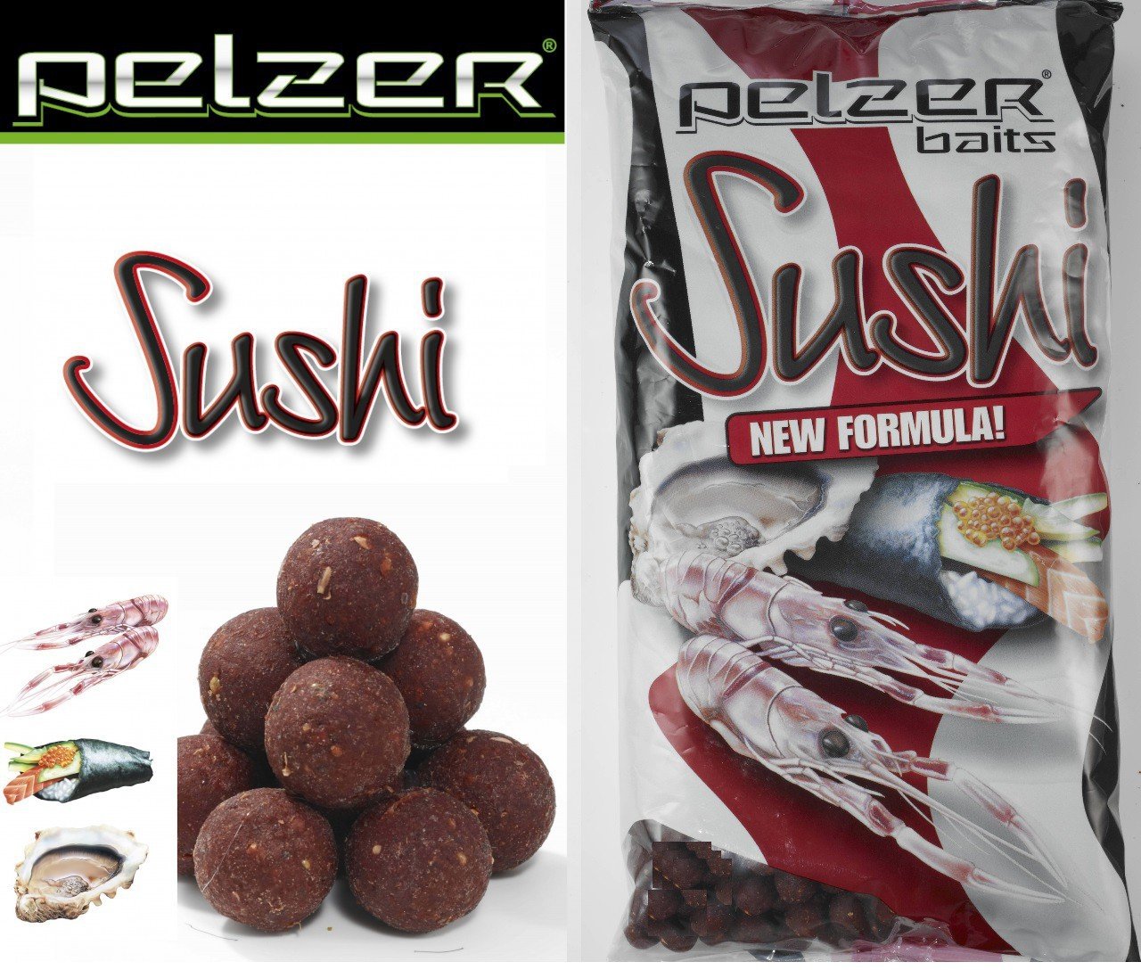 Pelzer Sushi Imperial Boilies 1 kg – Fischmehlbasierte Karpfenköder