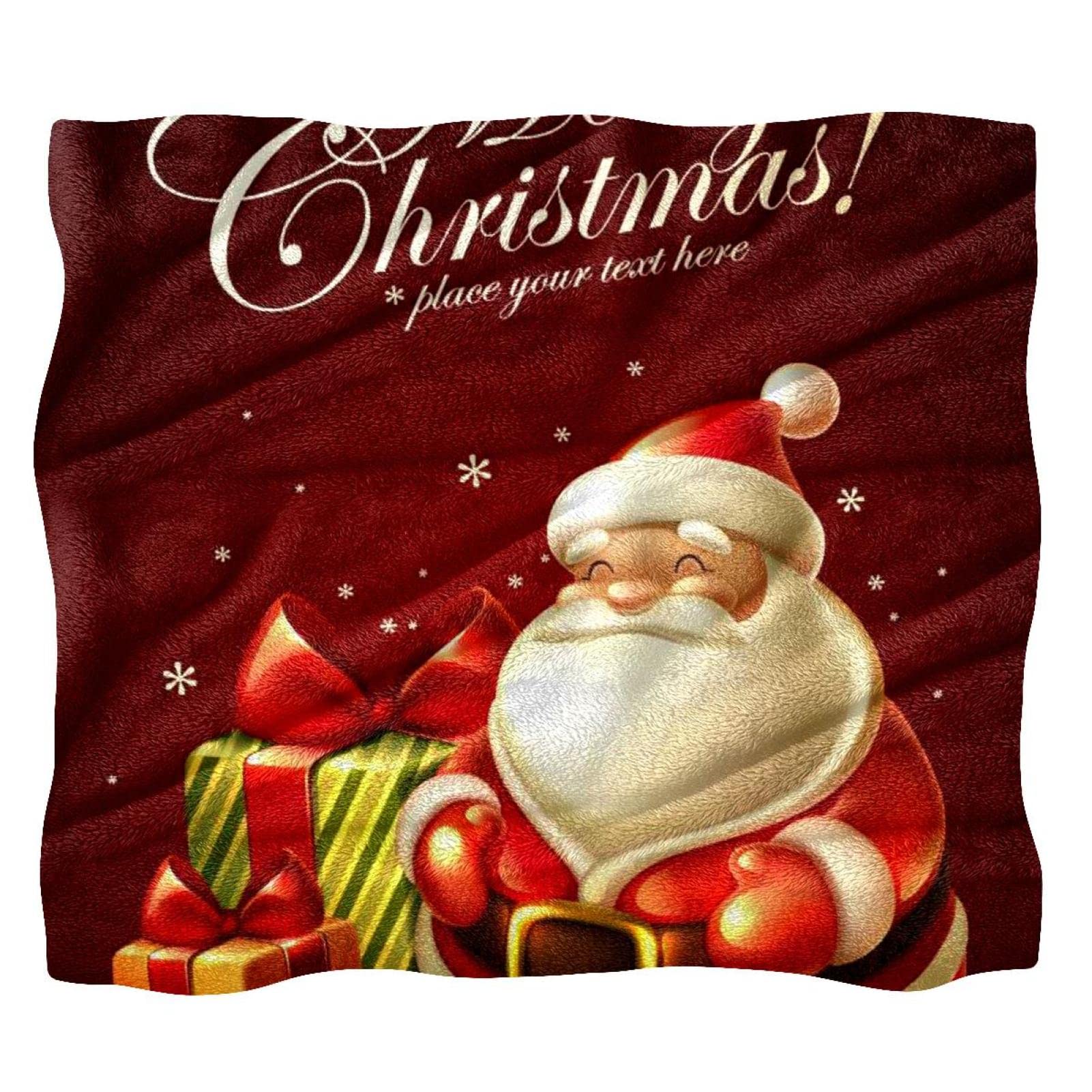 Couverture de lit Noël Père Noël le cadeau idéal pour enfants