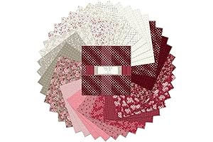 Wilmington Prints Fabrics Blushing Blooms Kaye England 10 Karat Crystals 10 Inch Squares