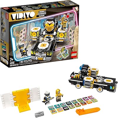 LEGO VIDIYO Robo Hiphop Car 43112 Building Kit Toy, Inspire Kids to Direct and Star in Their Own Music Videos; New 2021 (387 Pieces)