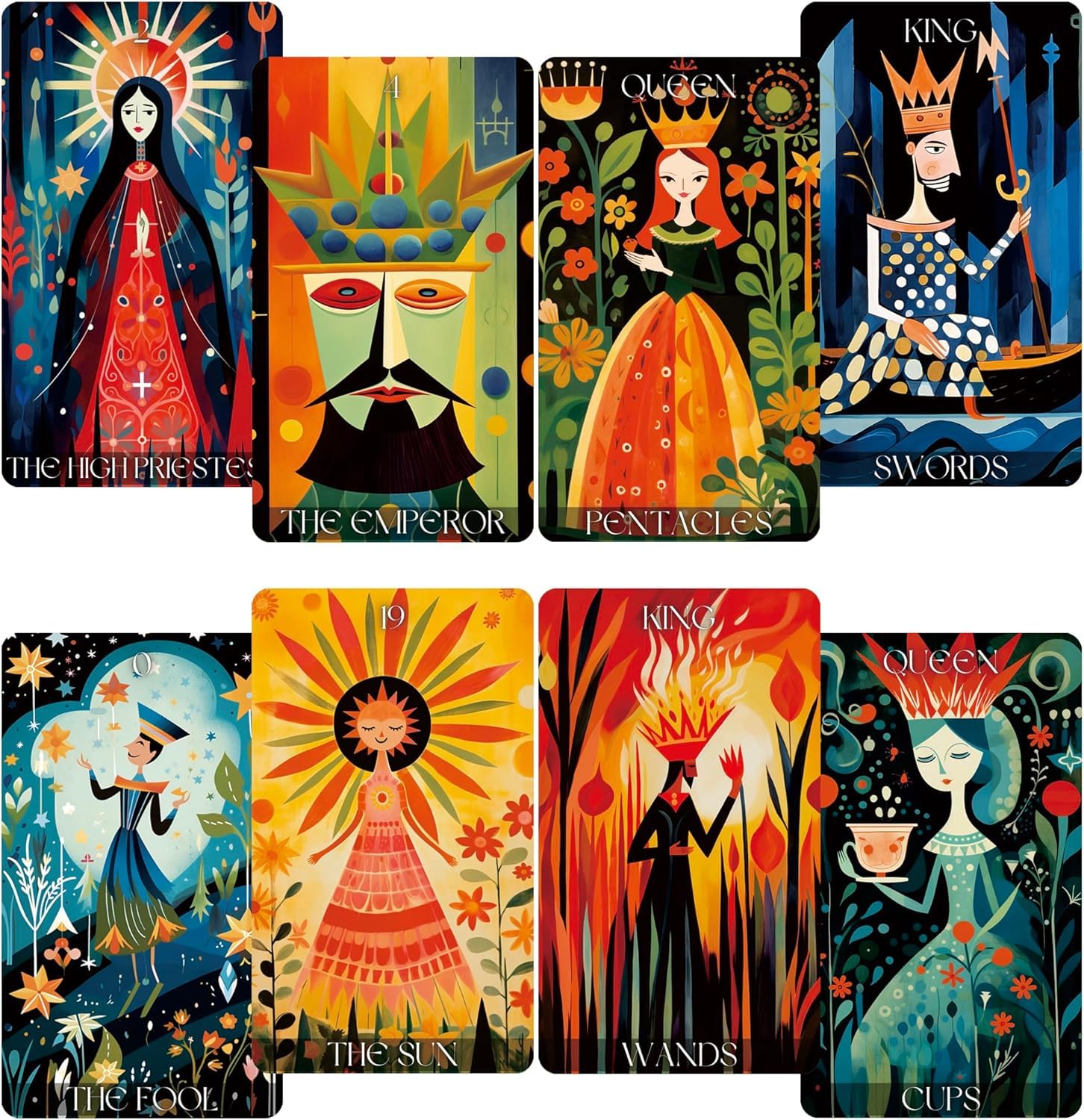 Wonderland Tarot Deck, Tarot Cards for Beginners, Fortune Telling Cards