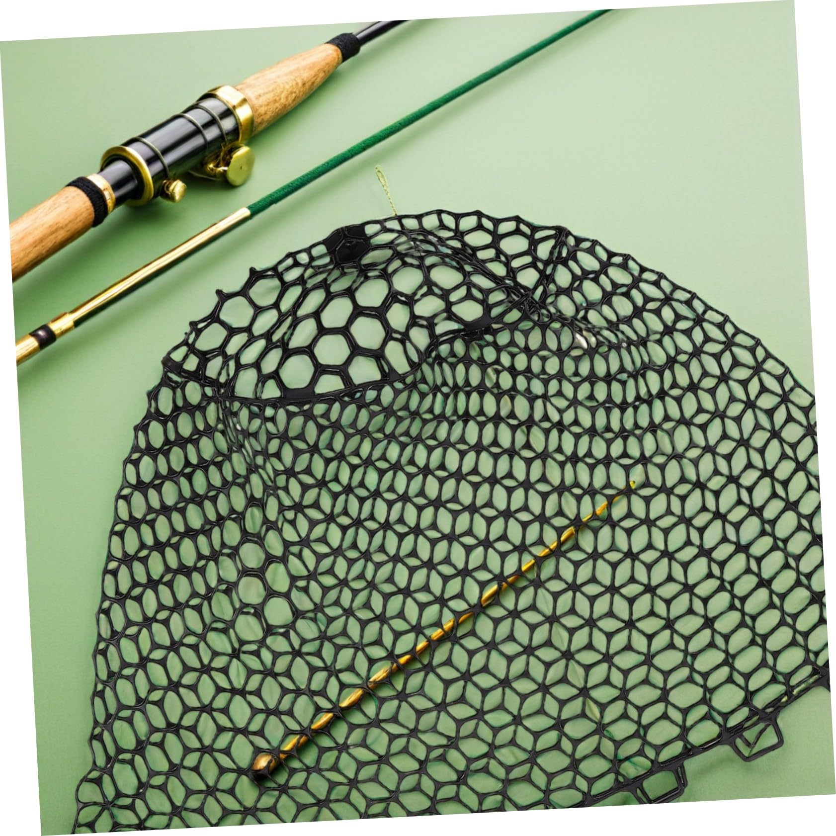 Pesca de Plegable Bolsa de Repuesto con Malla para Captura de Peces Ligera Drenaje Rápido Accesorios para Pesca