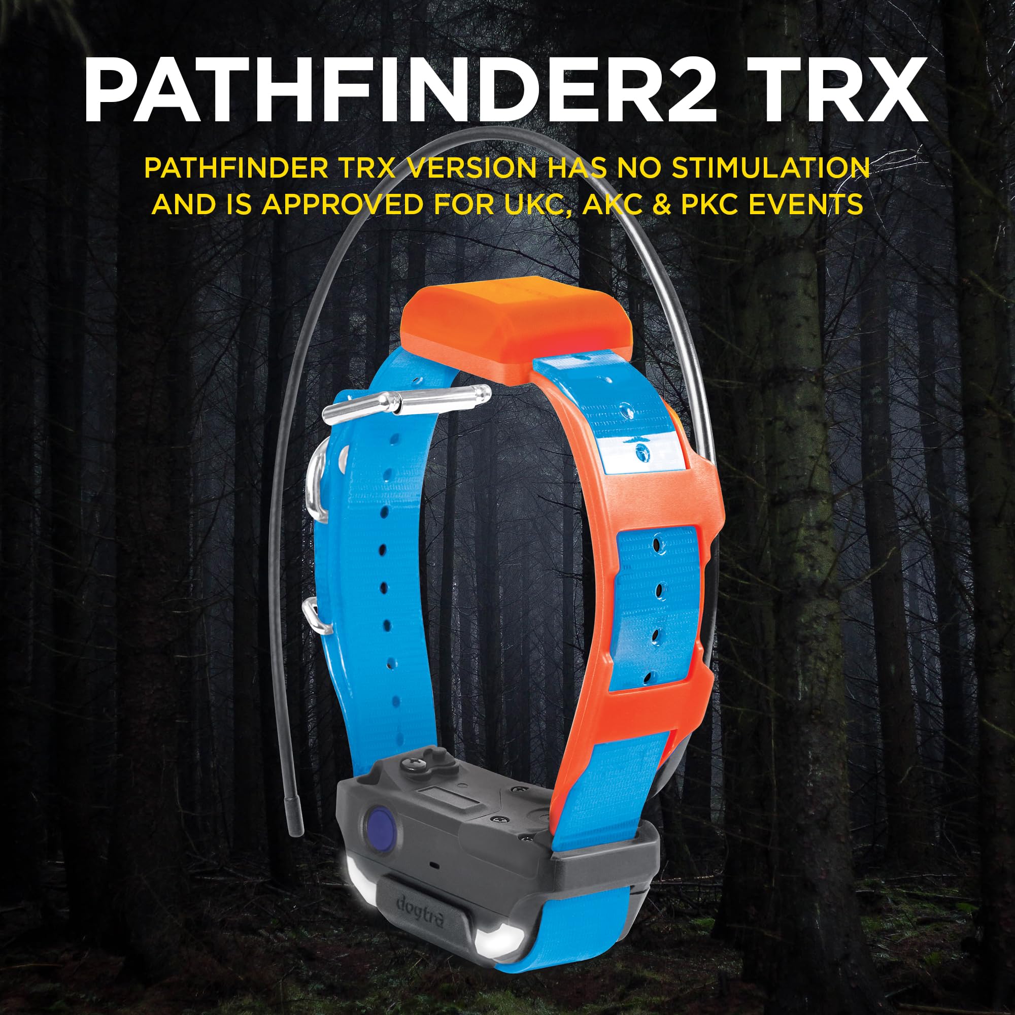 Dogtra Pathfinder 2 TRX Additional Receiver Only Dog GPS Tracker LED Light Blue Collar SmartWatch Compatible Rechargeable Waterproof Free Offline Maps No Monthly Subscription Fee Smartphone Required - image 4