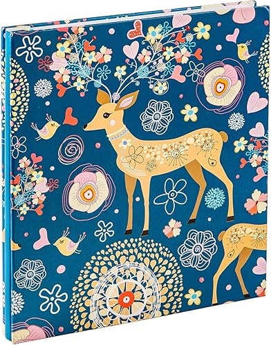 Álbum de fotos autoadhesivo, álbum de recortes magnético con 40 páginas, tapa dura, álbum de fotos familiar para bebés