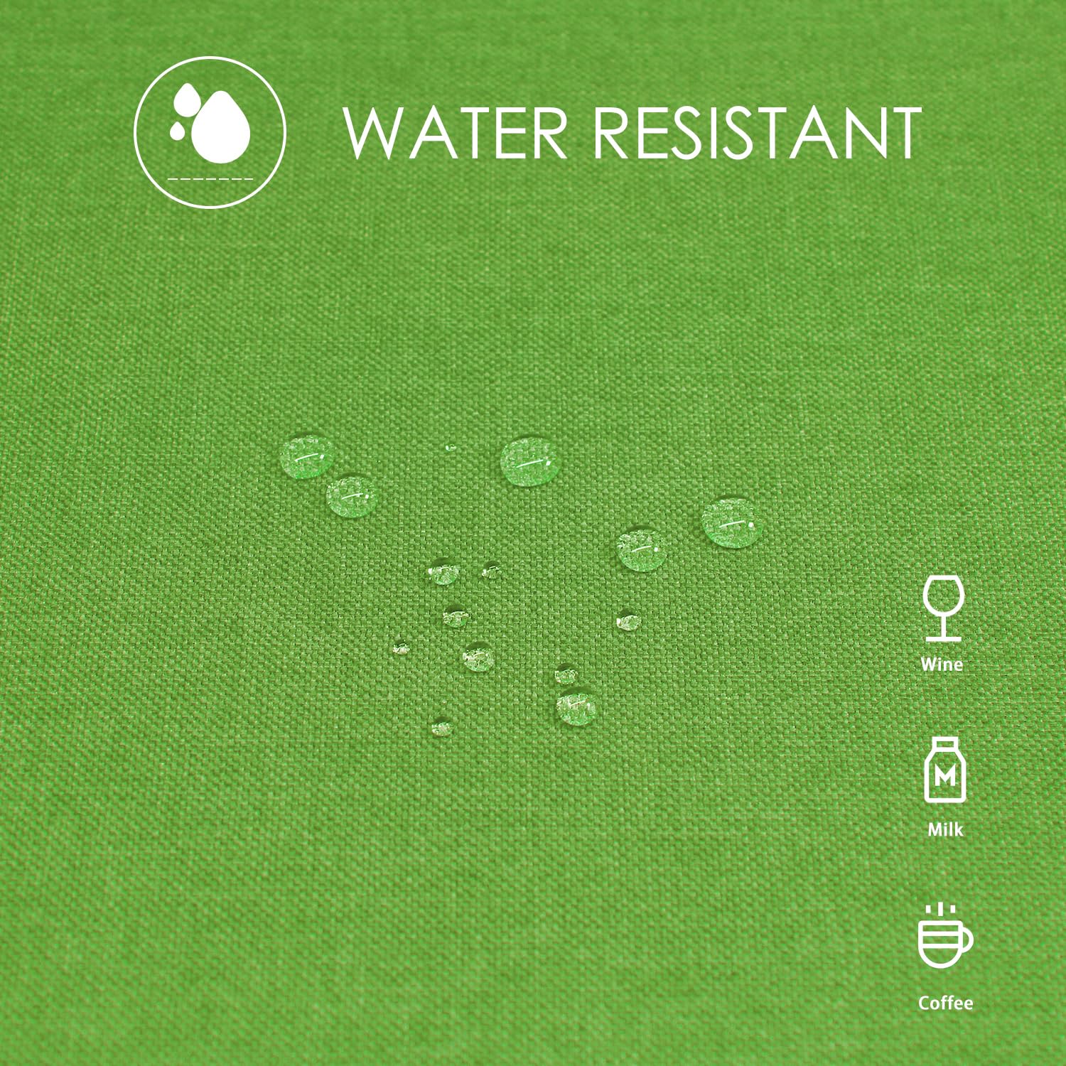 BALCONY & FALCON Tovaglia Impermeabile Antimacchia Rettangolare in Fili Sottili Adatta per Interni Esterni Giardino Ristorante e Decorazione