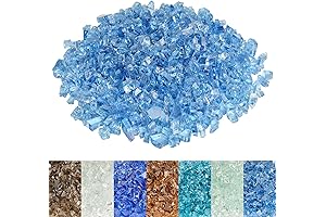 Skyflame Pacific Blue Fire Glass: Illuminate Your Outdoor Oasis
