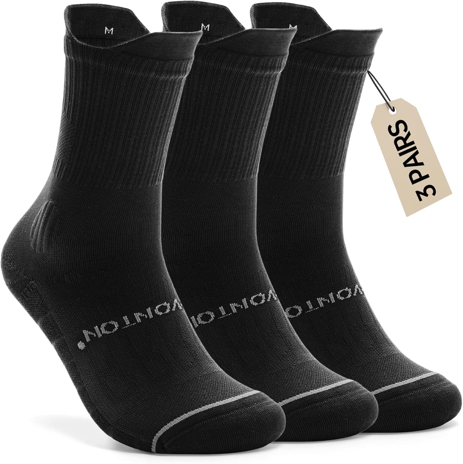Football and Basketball Anti slip Socks 15-20mm 2/3 Pair Suitable for Yoga, Running, Hiking, Outdoor Complete size