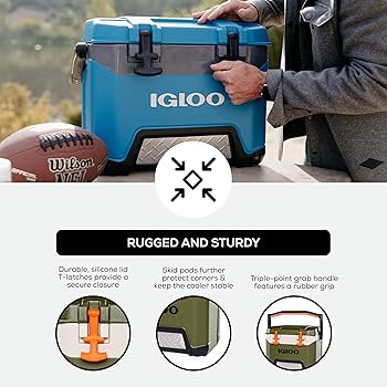 Igloo Heavy-Duty 25 Qt BMX Ice Chest Cooler with Cool Riser