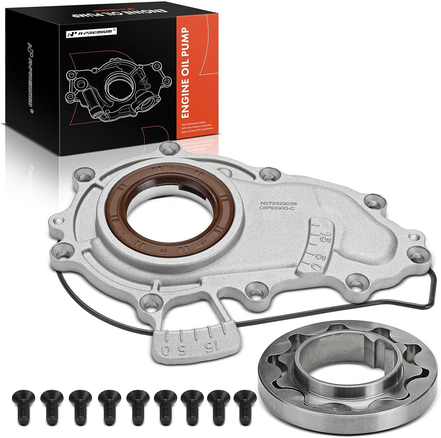 A-Premium Engine Oil Pump for 2.7L - Compatible with Toyota Tacoma 1995-2004, 4Runner 1996-2000, T100 1994-1998